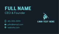 Medieval Knight Soldier Business Card Design