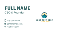 Mountain lake Destination Business Card Image Preview