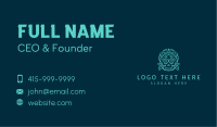 Decorative Folklore Skull  Business Card Image Preview