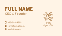 Coffee Leaf Sprout Business Card Image Preview