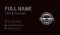 Woodwork Hammer Saw Business Card Image Preview