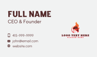 Fish Flame Grill Business Card Image Preview