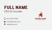 Fish Flame Grill Business Card Image Preview