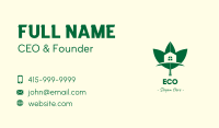 Eco Friendly House Business Card Image Preview