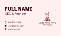 Baby Bunny Costume Business Card Image Preview