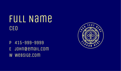Catholic Christian School Business Card Image Preview
