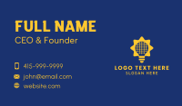 Renewable Solar Bulb  Business Card Design