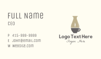 Pottery Coffee Shop Business Card Image Preview