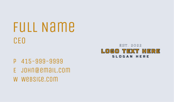 Generic Business Brand Business Card Design Image Preview