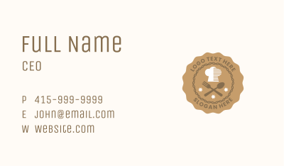 Chef Gourmet Restaurant Business Card Image Preview