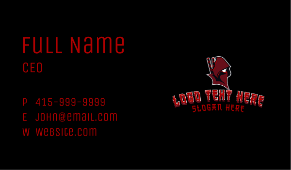 Ninja Squad Gaming  Business Card Design Image Preview