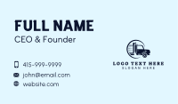 Freight Delivery Truck Business Card Image Preview