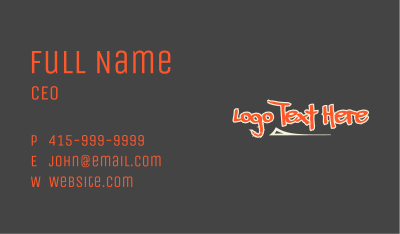 Skater Retro Hipster Business Card Image Preview