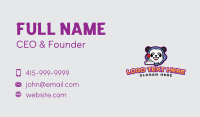 Panda Bear Gaming Business Card Image Preview