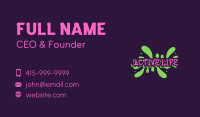 Graffiti Street Art Business Card Design