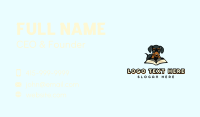 Dachshund Dog Book Business Card Image Preview