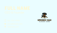 Dachshund Dog Book Business Card Image Preview