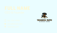 Dachshund Dog Book Business Card Image Preview