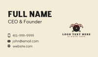 House Hammer Construction Tools Business Card Design