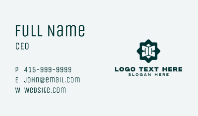 Creative Agency Letter DC Business Card Image Preview