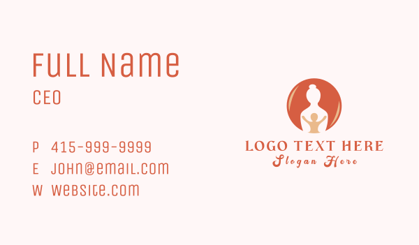 Mother Child Parent Business Card Design Image Preview