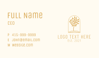 Natural Wellness Tree Business Card Image Preview