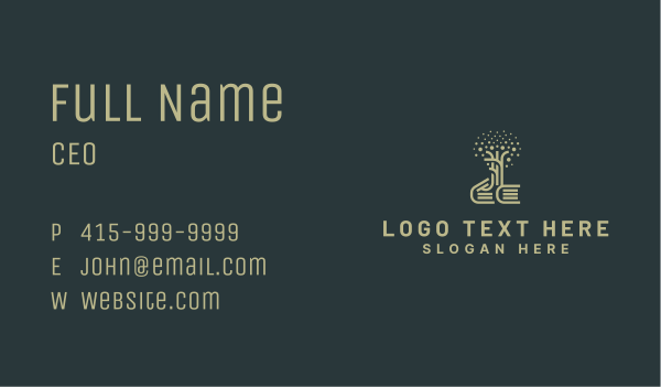 Book Tree Publishing Bookstore Business Card Design Image Preview