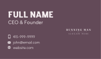Generic Elegant Fashion   Business Card Image Preview