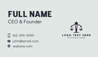 Law School Scale Business Card Preview