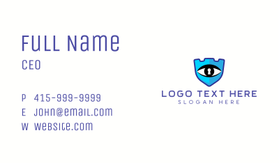 Eye Shield Security Business Card Image Preview