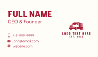 Logistic Forwarding Truck Business Card Image Preview