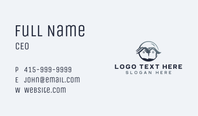 Construction Roofing House Business Card Image Preview