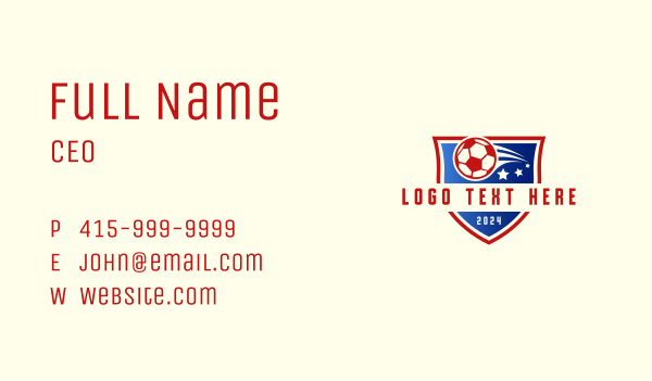 Soccer Ball Sports Tournament Business Card Design Image Preview