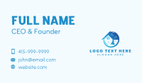 Sparkle Broom House Cleaning Business Card Image Preview