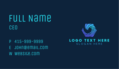 Surfing Ocean Wave Business Card Image Preview