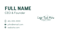 Paper Boat Foundation Wordmark Business Card Image Preview