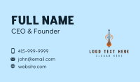 African Guitar Kora Business Card Design