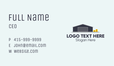 Storage Warehouse Business Card Image Preview