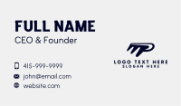 Barber Comb Letter M Business Card Image Preview