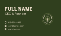 Marijuana Weed Smoke Business Card Image Preview