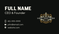 Premium Haircut Barbershop Business Card Preview