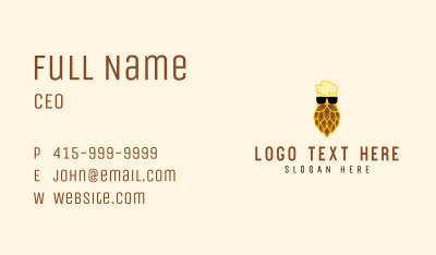 Craft Beer Brewery Business Card Image Preview