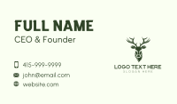 Horn Buck Antler Business Card Preview