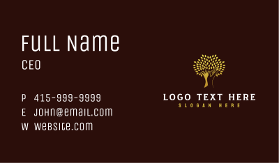 Hand Tree Care Business Card Image Preview