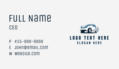 Pickup Truck Mover  Business Card Image Preview