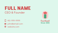 Rose Flower Stalk  Business Card Image Preview