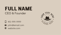 Vintage Hat Fashion  Business Card Image Preview