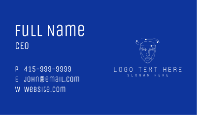 AI Cyber Face Business Card Image Preview
