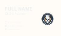 Hipster Hat Skull Business Card Image Preview