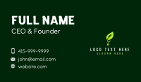 Leaf Bolt Plug Business Card Image Preview